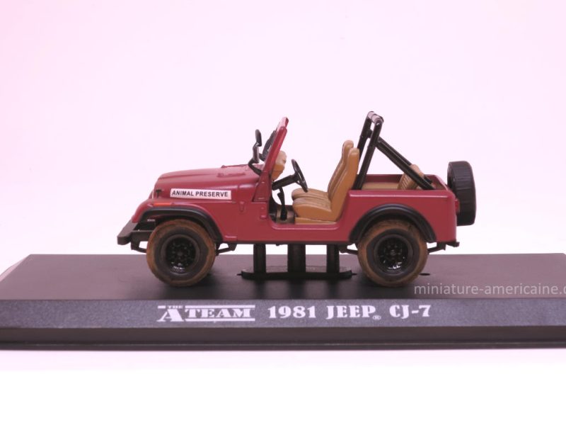 jeep miniature a team 1/43
