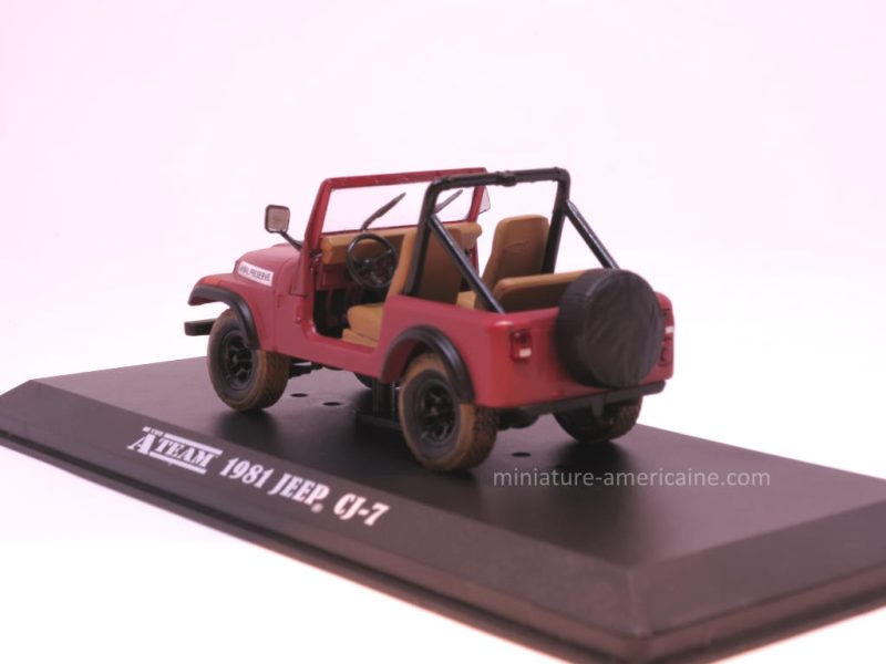 jeep miniature a team 1/43