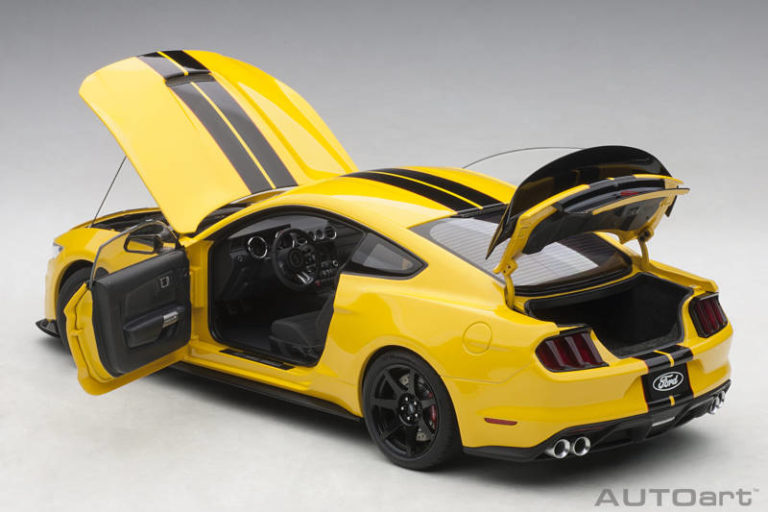 1/18 MUSTANG SHELBY GT 5050 2020 - JAUNE - jouéclub